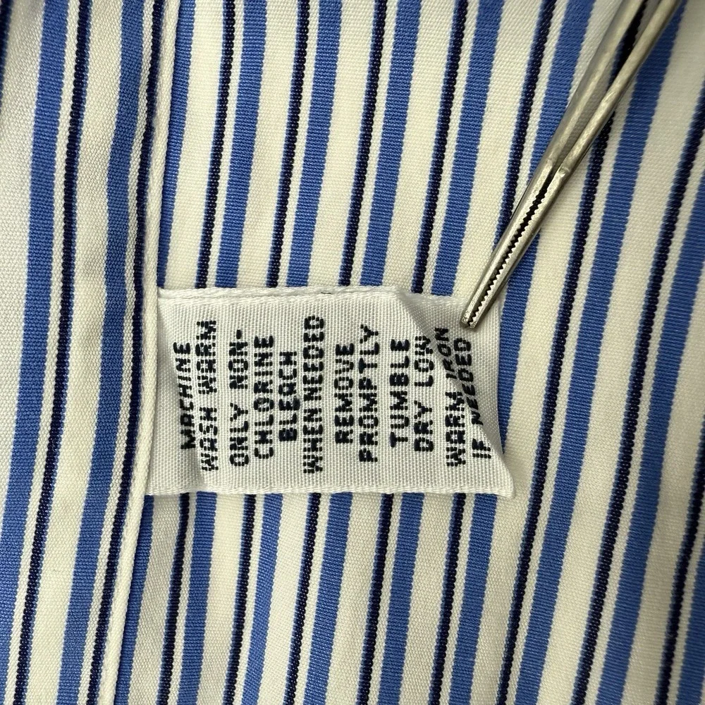 Polo Ralph Lauren Men's Classic-Fit Plaid Oxford Shirt Blue White XXL‎